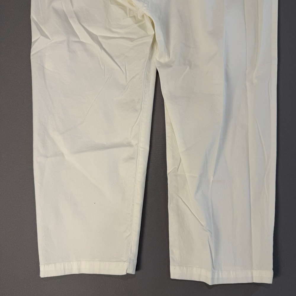 Nili Lotan Made in NY Off White‎ Cropped Pants Women's Trousers Casual - Picture 3 of 7